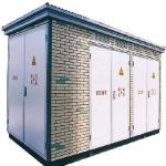 Outdoor Transformer Substation , Electrical Substation Box Oil Immersed Type