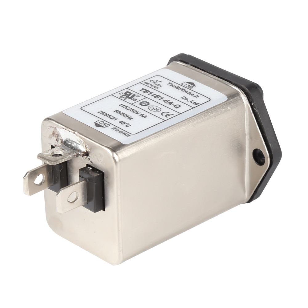 YB11B1 High Performance EMI Power Inlet Filter Socket with Fuse Power Line Filter