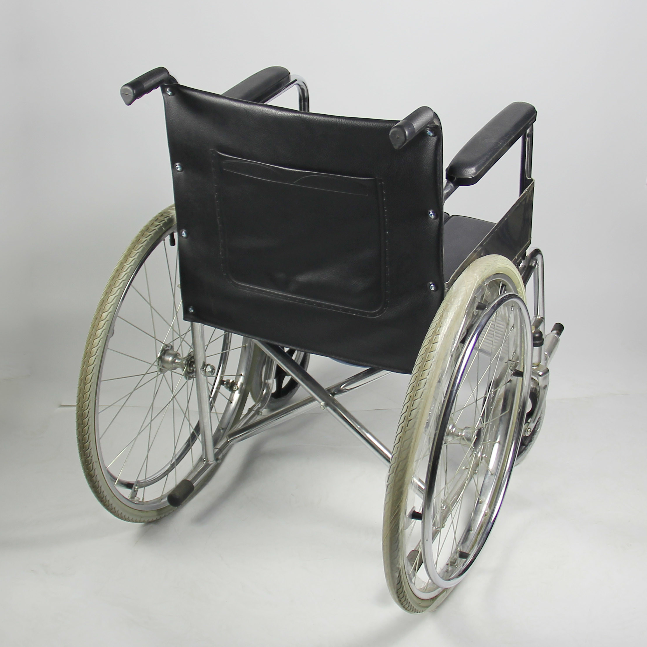 Two In One Multifunctional Folding Steel Wheelchair Commode Chair