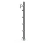 AISI 304 316 316L Stainless Balustrade Posts Customization Acceptable