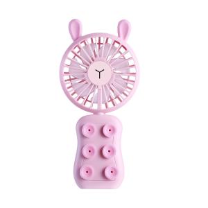Wholesale Mini Hand Held Rechargeable Battery Operated Fan With LED Light from china suppliers