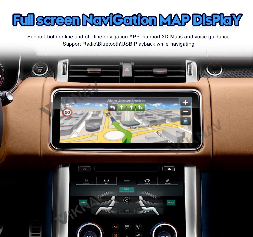 IPS HD Touch Screen Climate Control For Land Rover L494 Sport 2013 2018