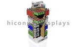 Store Slatwall Display Fixtures , Slatwall Tower Display Flooring