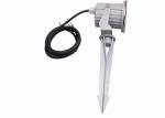 White Or RGB 3 In 1 3000K Outdoor Yard Lights / SUS304 LED Spike Light
