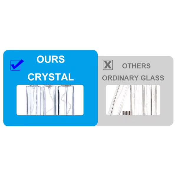 Custom Logo 50ml Clear Square Glass Perfume Spray Diffuser Bottle