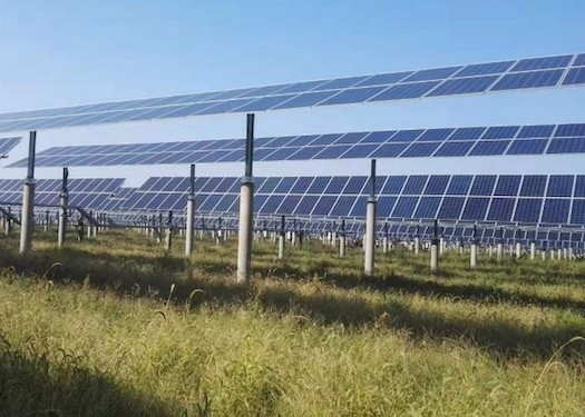 Single Axis Vertical Solar Slew Drive With Electrical Motor For Solar Mounting Tracking System