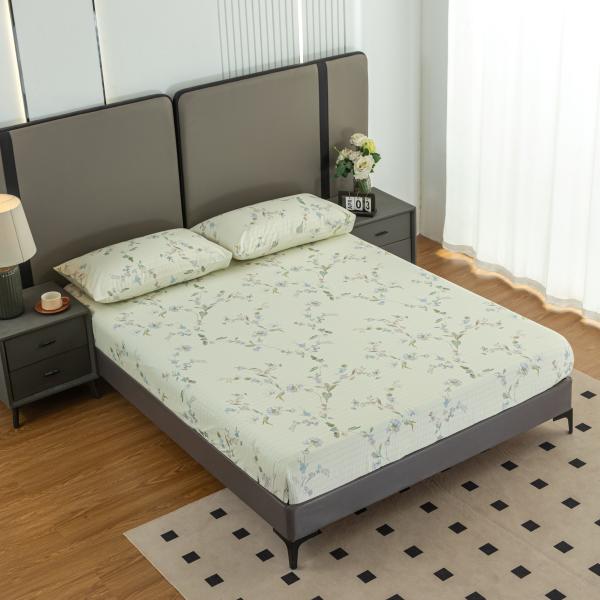 bamboo silver conductive earthing fitted sheet bed sheet