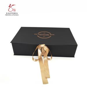 Wholesale 157gsm Cardboard Packaging Boxes CMYK Pantone Black Cardboard Box With Lid from china suppliers