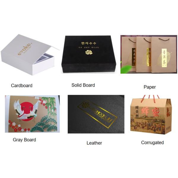 Automatic Servo Hot Stamping Machine For Paper Cardboard Two Rolls