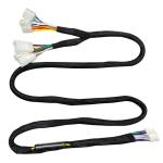 1M Length Black Jacket Automotive Wire Harnesses For Corolla Camry Reiling Car