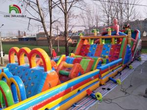 Wholesale Customize Spiderman Multiplay Inflatable Obstacle Course 2 Years Warranty from china suppliers