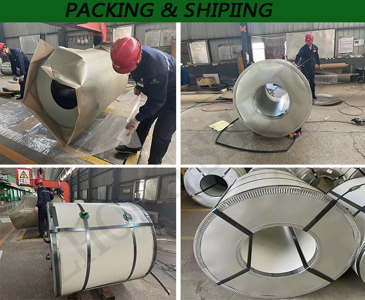 ASTM A653 dx51d galvanized ppgi ppgl prepainted steel coils for building Hardness Full Hard
