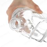 Exquisite Carving Crafts Glass Bottle for Hot Mountain Shape Whiskey Vodka