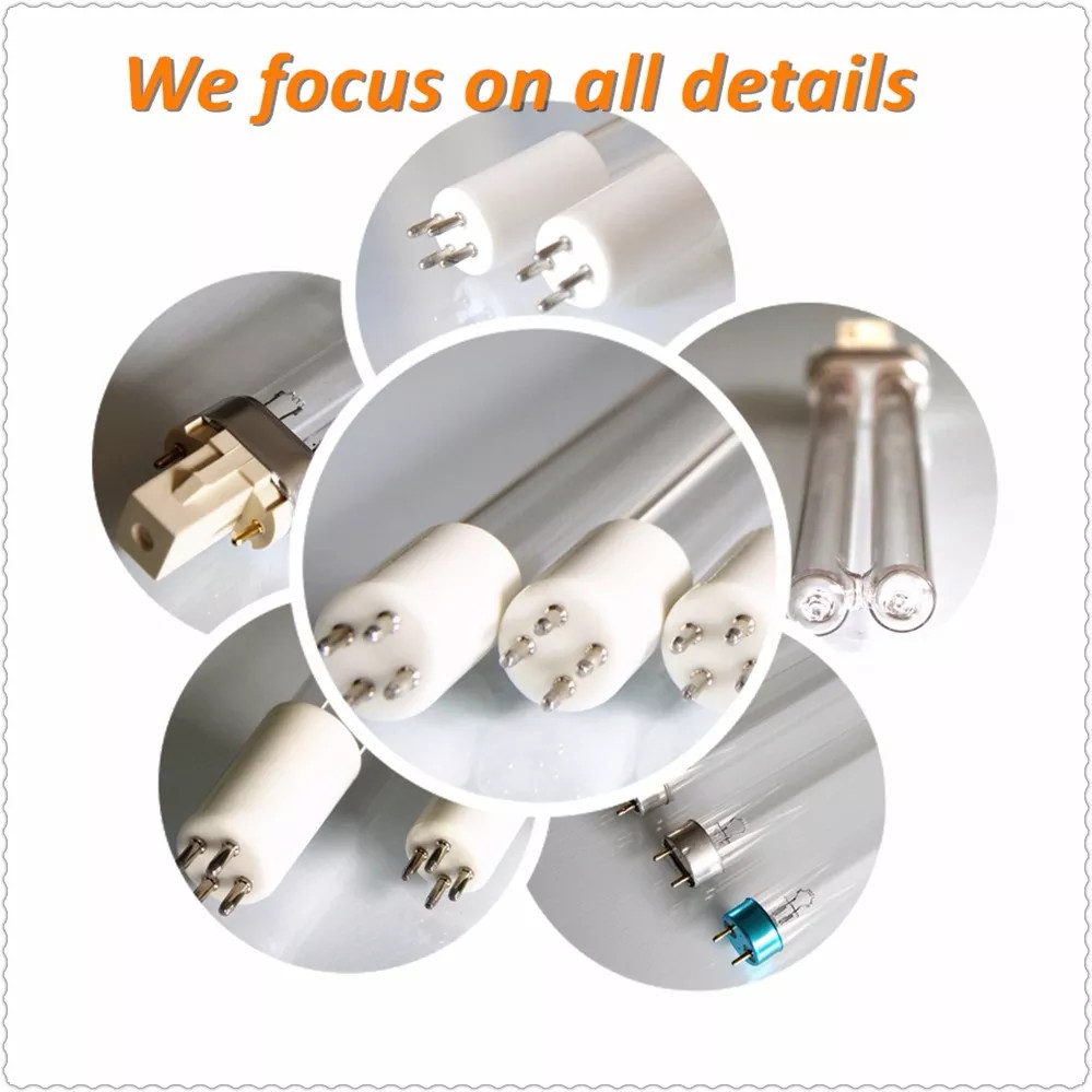 170W 4 Pin Germicidal UVC UV Light Tubes 253.7nm For Air Disinfector