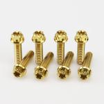 Titanium Flange Bolts With Nuts And Washers Tuning Racing Auto Bike Motorcycle
