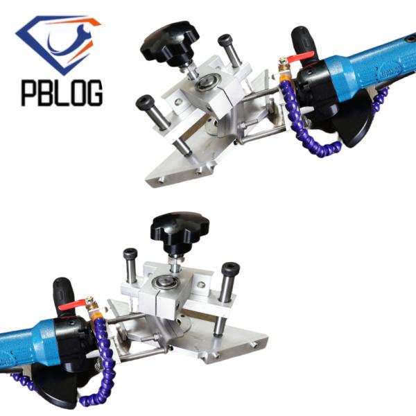Air-driven angle grinder for glass without electricity safety