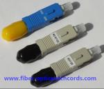 Single / Multi Model Fiber Optic Fast Connector Plastic Material