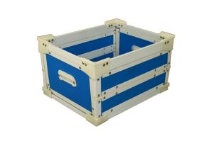 Wholesale customized collapsible coreflute totes,twin wall corrugated plastic box from china suppliers