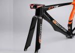 Aerodynamic Triathlon Aluminum Bike Frame 700C Lightweight Smt Welding Design