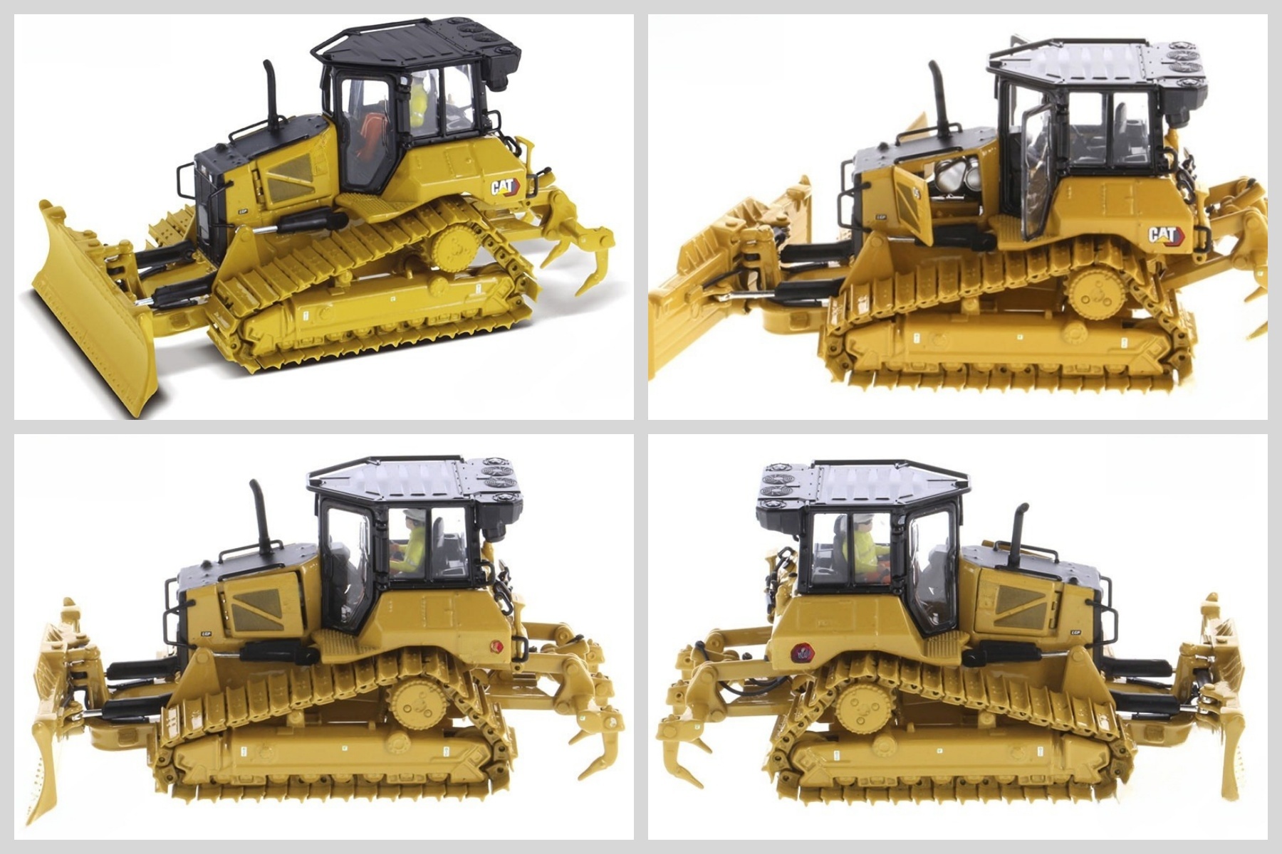 DM 1/50 Scale Heavy Equipment Dozer D5 LGP VPAT Opening Door Diecast Model 85951