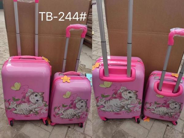 ABS+PC Kids School Luggage Trolley Travel Suitcase With Wheels For Children