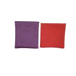 8*8cm Leather Jewelry Packaging Pouches For Necklace Earring