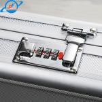 Durable Stainless Steel Optical Trial Lens Set Box Plastic Rim Leather Case