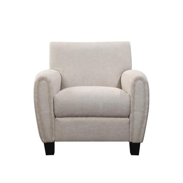 Stain Resistant Modern Single Seater Chair Antiwear Nontoxic For Living Room