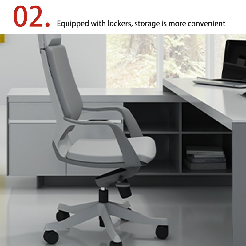 customization white baked paint big office desk,luxurious modern CEO office desk,creative and fashionable single supervisor desk