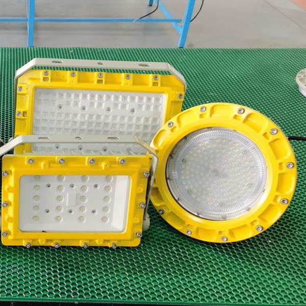IP66 Certified ATEX Explosion Proof LED High Bay Light For Oil Gas Chemical Mining Environments Efficiency 160lm/w