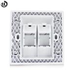 Factory Good Price Dual Type 86 Network Faceplate Wall Charger Outlet Power