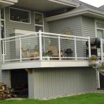 Sandblasting Stainless Aluminum Plexiglass Stair Metal Balustrade