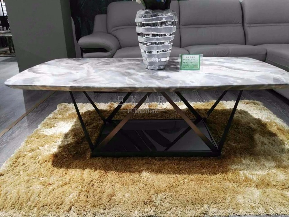 Italy Simple Style Modern Designs Rosa Gray Marble Coffee Table ZZ-S1710