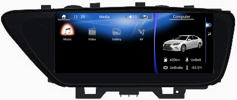 Ouchuangbo car radio 4 Core CPU 1080P for Lexus ES250 ES300 ES300H ES3 with gps navi reverse camera wifi BT android 6.0