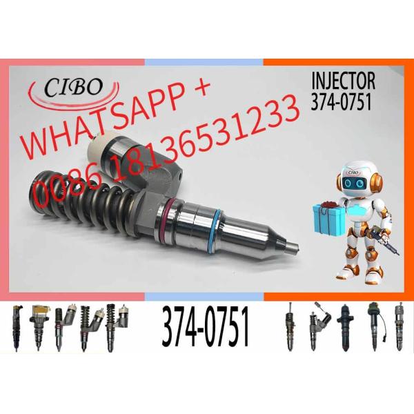 Diesel Engine Parts Fuel Injector 374-0751 20R-2285 For Track Type Tractor D10N D10R D10T D10T2