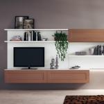 Clean Lines Whole Wall Storage Cabinet for Living Room Furniture Modern Shaker