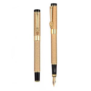 Wholesale 2022 Business Gift Metal Frosted Pole Pen 0.5 Iridium Ink Bag Pen for Writing Design from china suppliers