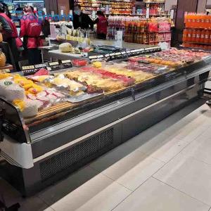 Wholesale Stainless Steel Meat Display Freezer No Door Butchery Showcase Chiller from china suppliers