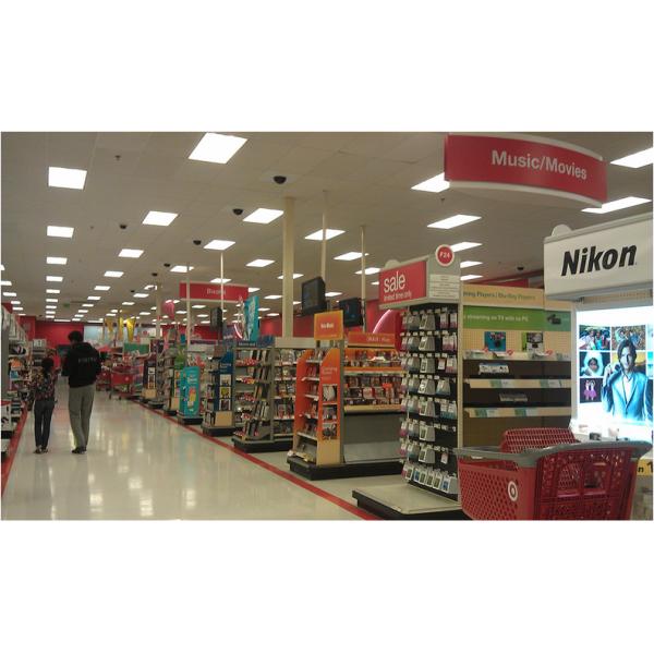 Pure White 36W Square LED Panel Light 1200x300mm AC100v - 277v