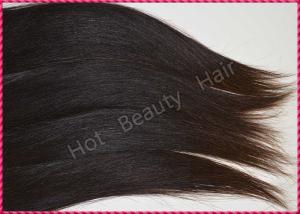 Wholesale 22 Inch Virgin Peruvian Human Hair Extensions , Weft Straight Hair from china suppliers