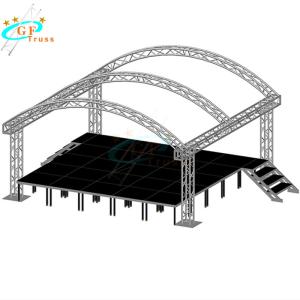 Wholesale 18mm Adjustable Four Legs Aluminum Stage Platform For Weddings from china suppliers
