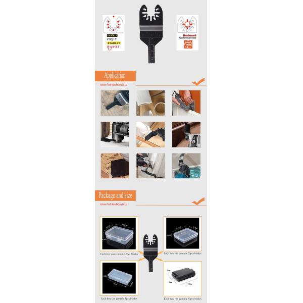 10x40mm HCS Quick Release Multi Tool Oscillating Saw Blades