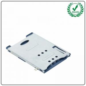 Wholesale Mobile Phone 6 Pin Sim Card Adapter Push Push SMT SMD Type With Tray from china suppliers