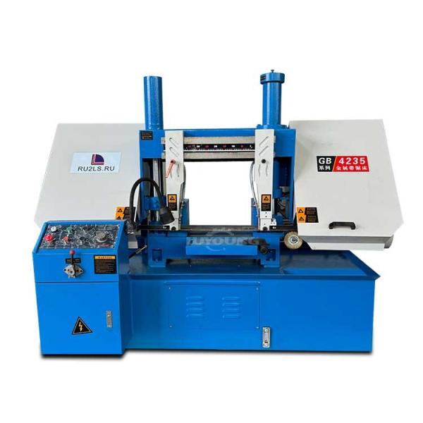 Automatic Steel Cutting Band Saw Machine GB4235 Industrial Iron Metal Cutting