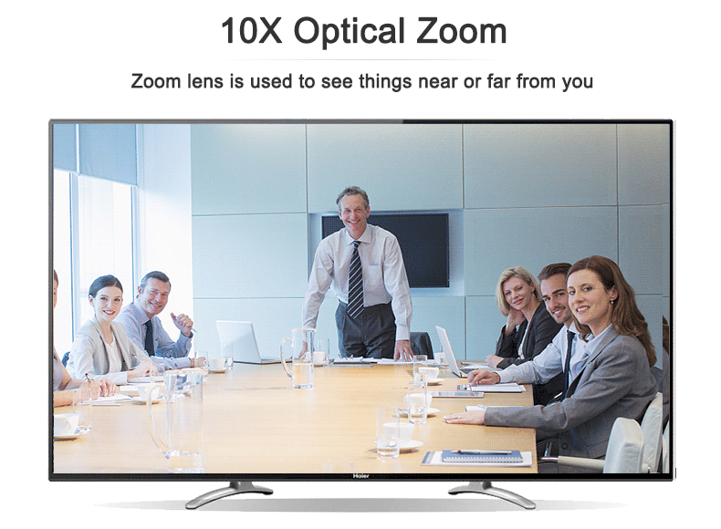 VHD102U 10x Zoom 1080p PTZ Video Conference Camera 360 Degree Video Camera