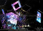 Background Stage Outdoor Led Display Rental , Led Video Wall Rental P4 SMD2525