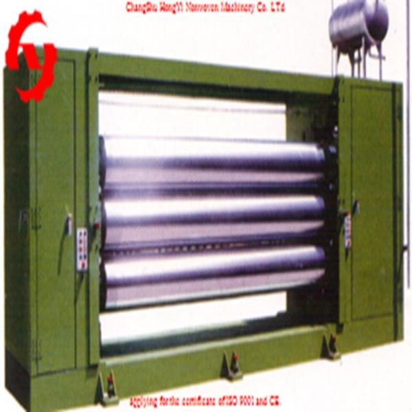 Energy Conservation 4.5m Textile Calendering Machine Non Woven Heat Embossing On