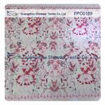 Flowers wreathed with vine Polyester&Cotton Burnout Lace Fabric for dress/ladies