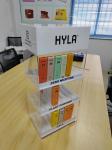 Mordern Eyeshadow Stick Display Stand Acrylic Makeup Display Rack For Store