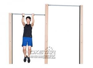 China outdoor fitness equipments WPC materials based outdoor exercise machine chin up bar on sale